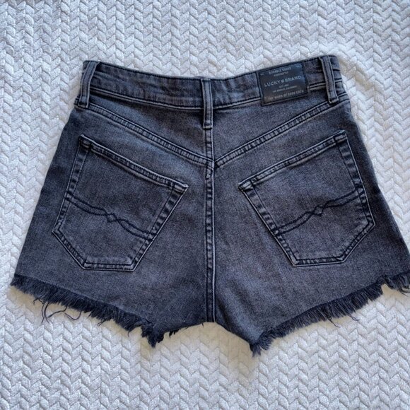 Lucky Brand Black Denim Shorts 🖤 Size 2 - Picture 3 of 8